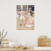 Assepoester en Prins van Millicent Sowerby Poster (Keuken)