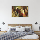 Assepoester en slipper canvas afdruk (Insitu (Slaapkamer))