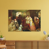 Assepoester en slipper canvas afdruk (Insitu (Woonkamer))
