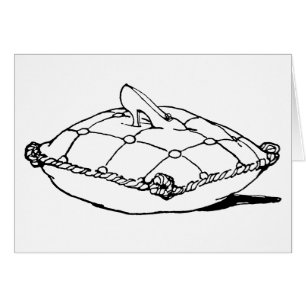 Assepoester en Vintage Pillow art