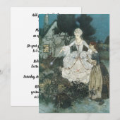  Assepoester Fairy Godmoeder van Edmund Dulac Kaart (Voorkant / Achterkant)