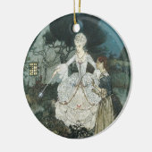  Assepoester Fairy Godmoeder van Edmund Dulac Keramisch Ornament (Links)