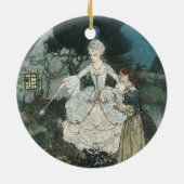  Assepoester Fairy Godmoeder van Edmund Dulac Keramisch Ornament (Achterkant)