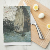  Assepoester Fairy Godmoeder van Edmund Dulac Theedoek (Quarter Fold)