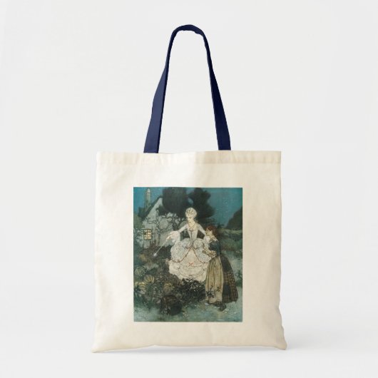  Assepoester Fairy Godmoeder van Edmund Dulac Tote Bag (Voorkant)
