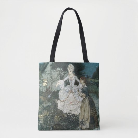  Assepoester Fairy Godmoeder van Edmund Dulac Tote Bag (Voorkant)