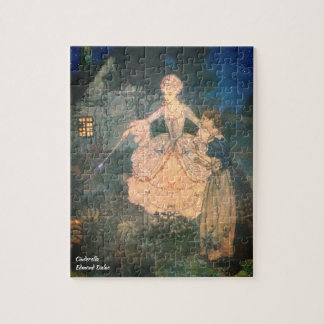 Assepoester Fairy Godmother Oude Boek Illustratie Legpuzzel