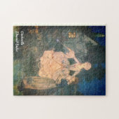 Assepoester Fairy Godmother Oude Boek Illustratie Legpuzzel (Horizontaal)