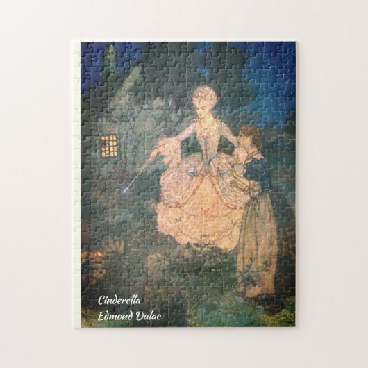 Assepoester Fairy Godmother Oude Boek Illustratie Legpuzzel (Verticaal)