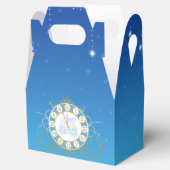 Assepoester Favor Dozen Blauw Bijna Middennacht Bedankdoosjes (Geopend)