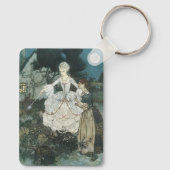 Assepoester Feeënmoeder van Edmund Dulac Sleutelhanger (Achterkant)