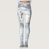 Assepoester geïnspireerde Leggings voor het vervoe (Voorkant)