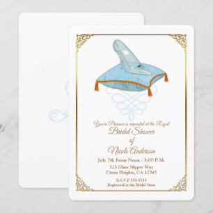 Assepoester glasslijper elegant Vrijgezellenfeest Kaart