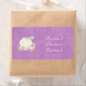 Assepoester Gold Carriage Paars Princess Label (Insitu)