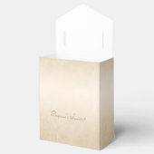 Assepoester Goud Carriage Beige Party Favor Boxes Bedankdoosjes (Geopend)
