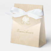 Assepoester Goud Carriage Beige Party Favor Boxes Bedankdoosjes (Voorkant Zijde)
