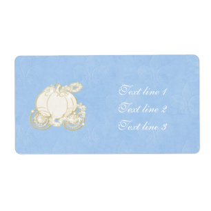 Assepoester Gouden Koets Prinses Blauw Label