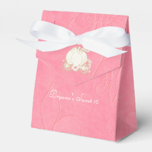 Assepoester Gouden Koets Roze Feest Favoriet Dozen Bedankdoosjes