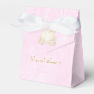 Assepoester Gouden Koets Roze Feest Favoriet Dozen Bedankdoosjes