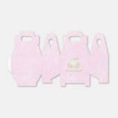 Assepoester Gouden Koets Roze Feest Favoriet Dozen Bedankdoosjes (Uitgevouwen)