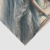  Assepoester Gown & Glass Slipper Decoupage Tissuepapier (Detail)
