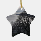 Assepoester in het winterkeramisch Ornament (Rechts)