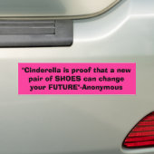 "Assepoester is het bewijs dat een nieuw paar SHOE Bumpersticker (Op auto)