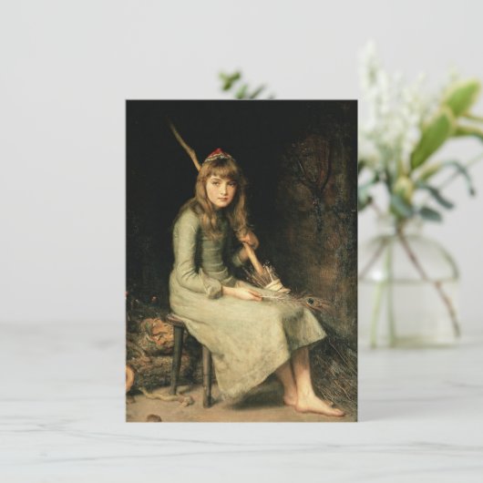 Assepoester (John Everett Millais) Kaart (Staand voorkant)