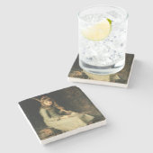 Assepoester (John Everett Millais) Stenen Onderzetter (Zijkant)