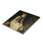 Assepoester (John Everett Millais) Tegeltje (Zijkant)