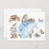 Assepoester-kaart Briefkaart (Voorkant / Achterkant)