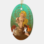 Assepoester Keramisch Ornament (Links)