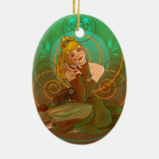 Assepoester Keramisch Ornament (Achterkant)