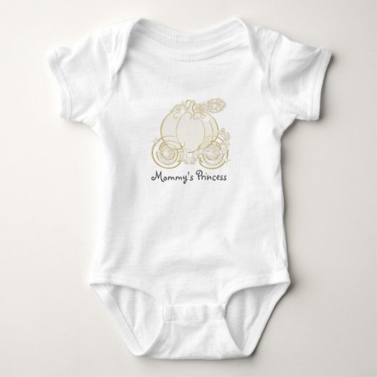 Assepoester Koets Baby Persoonlijk Eén Stuk Romper (Voorkant)