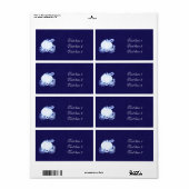 Assepoester Koets Prinses Royal Blauw Label (Full Sheet)