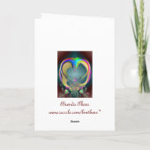 Assepoester koets, Wees de mijne! Feestdagen Kaart (Achterkant)