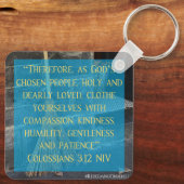 Assepoester Kolossenzen 3:12 Sleutelhanger (Achterkant)