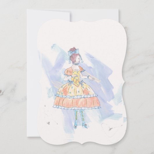 Assepoester: Mona Wenskaart Feestdagenkaart (Voorkant)