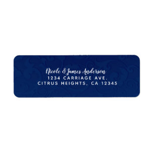 Assepoester Navyblauw Elegant Sprookjesboek Bruilo Etiket