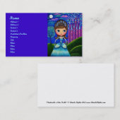 Assepoester op het kasteel visitekaartje (Voorkant / Achterkant)