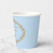 Assepoester partij gepersonaliseerd papieren bekers (Achterkant)