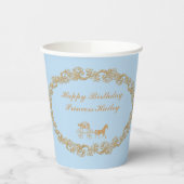 Assepoester partij gepersonaliseerd papieren bekers (Links)