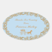 Assepoester Party Dank u Sticker (Voorkant)