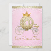 Assepoester Pink Once Upon a Time Prinses Verjaard Kaart (Voorkant)