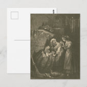 Assepoester Pompoen - Gustave Doré Briefkaart (Voorkant / Achterkant)