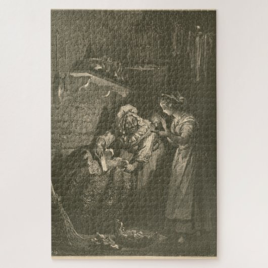 Assepoester Pompoen - Gustave Doré Legpuzzel (Verticaal)