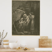 Assepoester Pompoen - Gustave Doré Poster (Keuken)