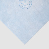 Assepoester pompoenkoker monogram Initiaal Tissuepapier (Detail)