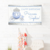 Assepoester Princess Girls Verjaardagsbanner Spandoek (Insitu)