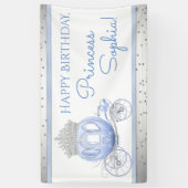 Assepoester Princess Girls Verjaardagsbanner Spandoek (Verticaal)